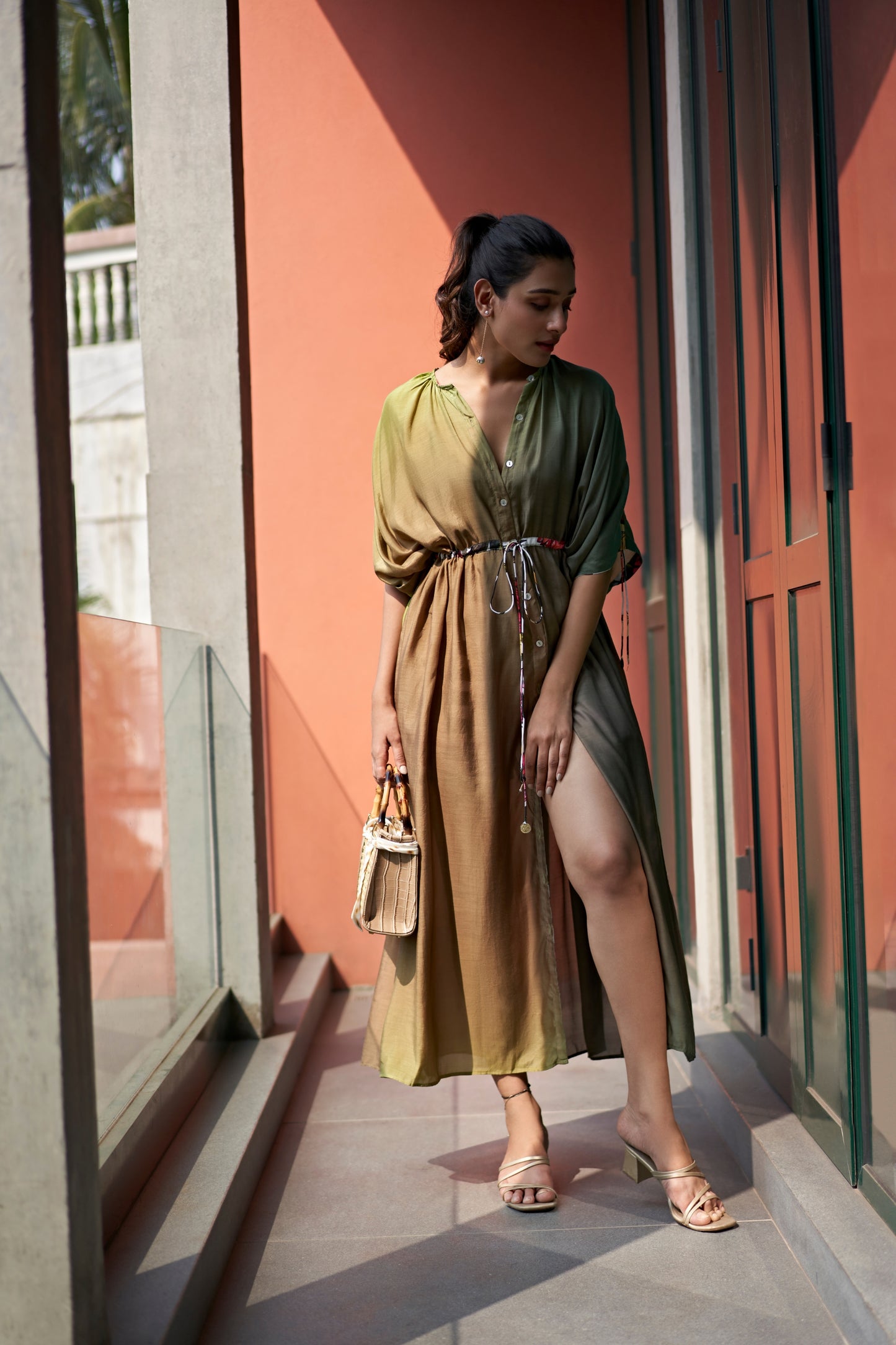 ZEPHYR KAFTAN (OLIVE)