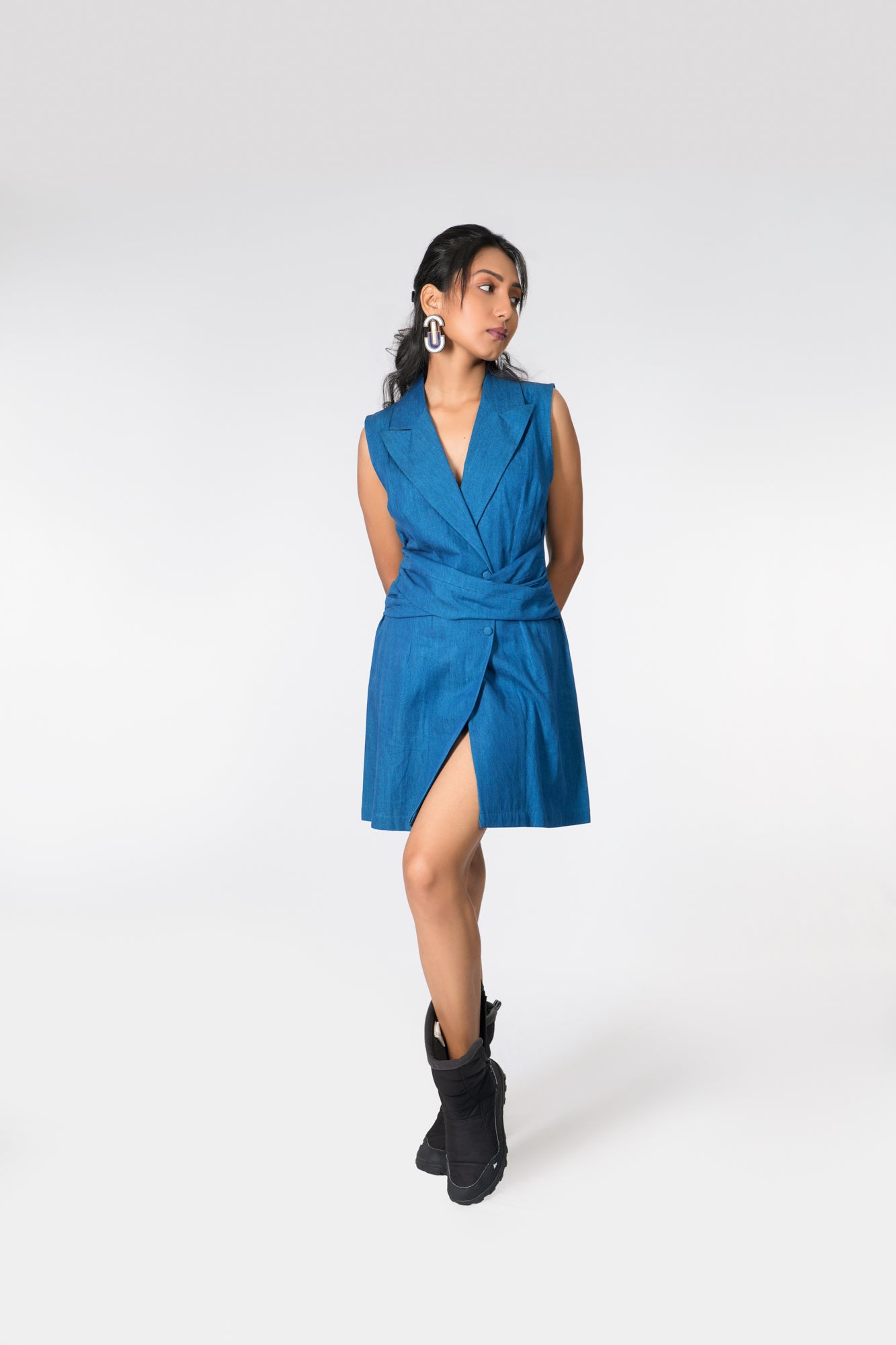 BLAZER DRESS (SLEEVED)