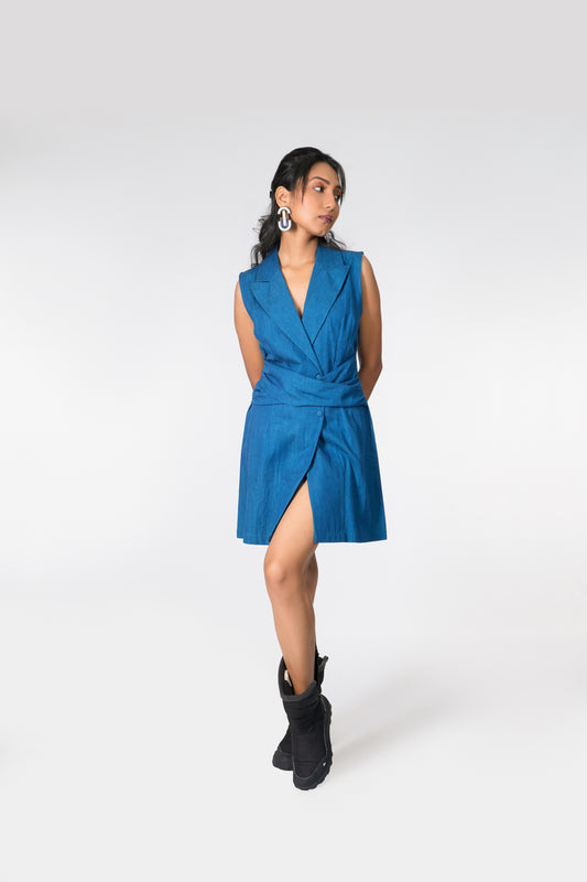 BLAZER DRESS (SLEEVELESS)