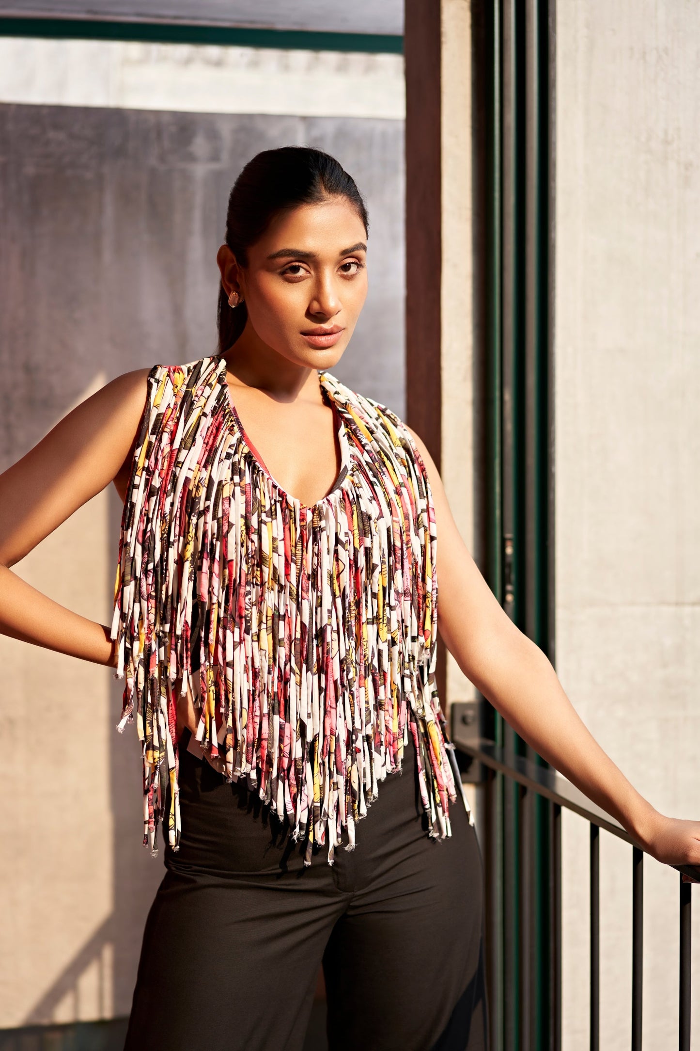 FRINGED WAISTCOAT