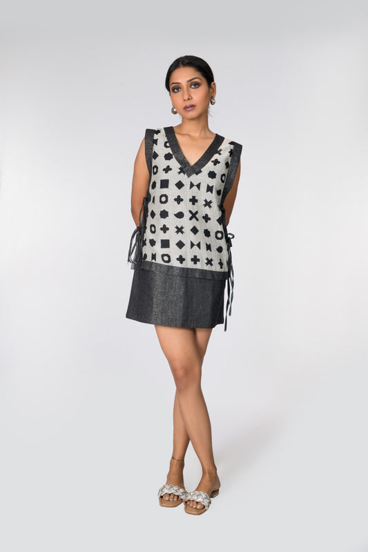 OVERLAY VEST X BEACH DRESS