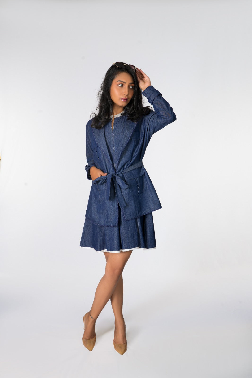 PANELLED DRESS